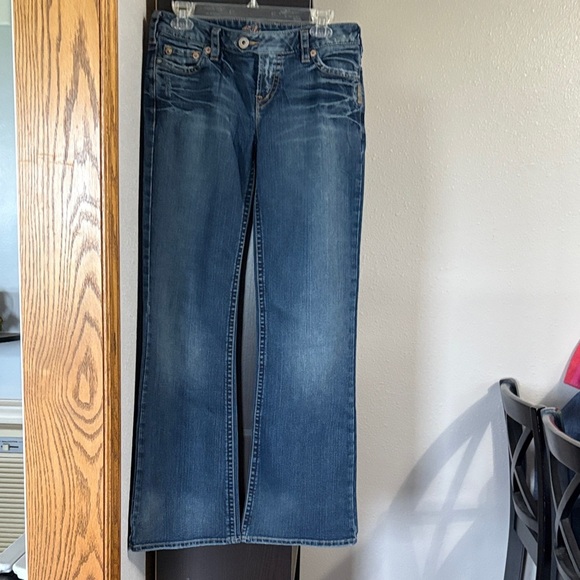 Women’s Silver Jeans Size 30 (10) “Tina” Flared Leg Denim Jeans - Picture 1 of 7
